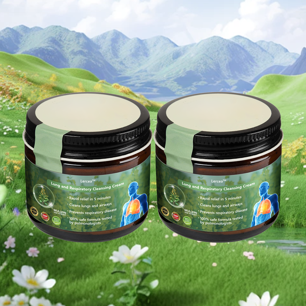 Official Store:Lercea™ 👑Mullein Clear Lung Repair Cream - endorsed by the British Thoracic Society to support lung health🎉🎉