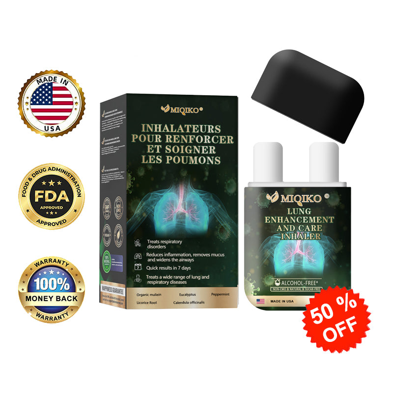 (Made and Shipped from the USA) 🍃MIQIKO® The Lung Enhancement and Care Inhaler(🌈Recommended by lung specialists🌈) (Copy)