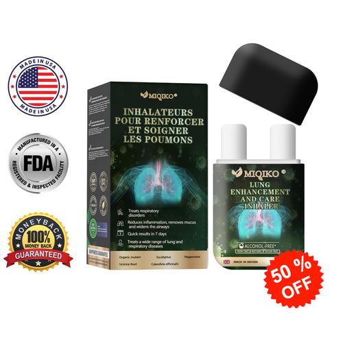 (Made and Shipped from the USA) 🌟MIQIKO® The Lung Enhancement and Care Inhaler(🌈Recommended by lung specialists🌈)